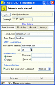 IP Mailer screenshot